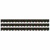 Creative Teaching Press Dots on Black Wavy EZ Border, 72PK 10471